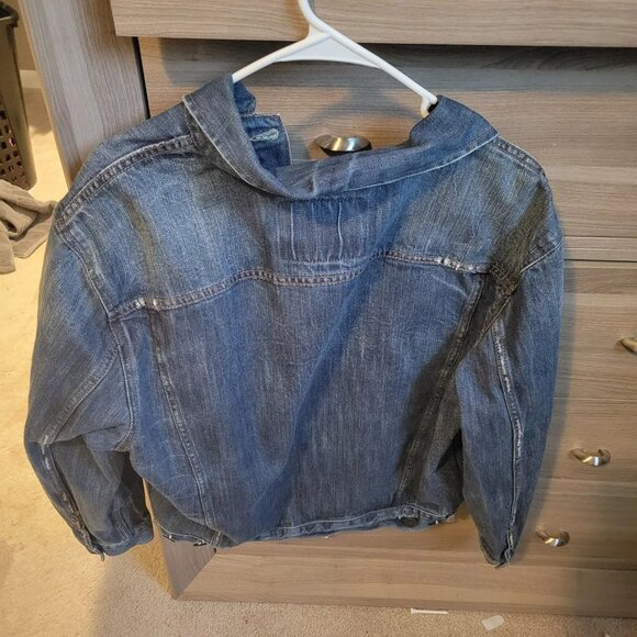 ARIZONA JEAN CO DENIUM JACKET, XL FITS LIKE L - Picture 2 of 3